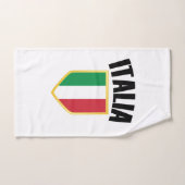 Italia Crest Italy Flag Handdoek (Handdoek)