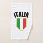 Italia Crest Italy Flag Handdoek (Handdoek)