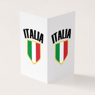 Italia Crest Italy Flag Kaart