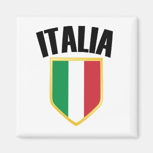 Italia Crest Italy Flag Magneet