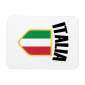 Italia Crest Italy Flag Magneet (Horizontaal)