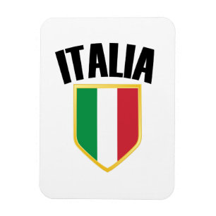 Italia Crest Italy Flag Magneet