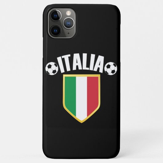 Italia Crest Italy Flag Soccer Case-Mate iPhone Case (Achterkant)