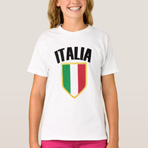 Italia Crest Italy Flag T-shirt