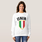 Italia Crest Italy Flag Trui (Voorkant volledig)