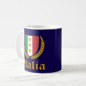 Italia Crest Koffiemok (Voorkant links)