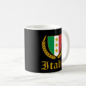 Italia Crest Koffiemok (Voorkant rechts)