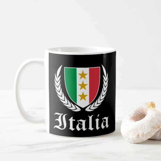 Italia Crest Koffiemok (Met donut)