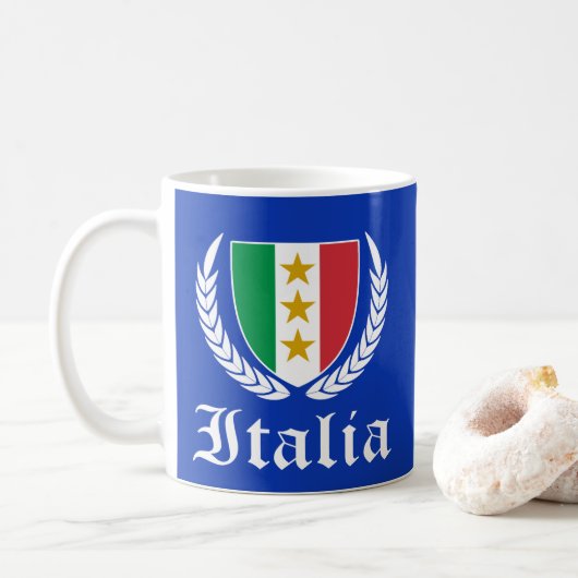 Italia Crest Koffiemok (Met donut)