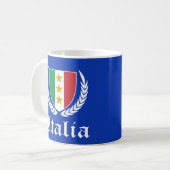 Italia Crest Koffiemok (Voorkant links)
