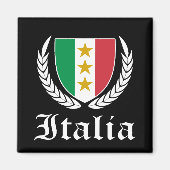 Italia Crest Magneet (Voorkant)