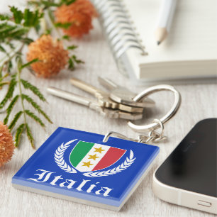 Italia Crest Sleutelhanger