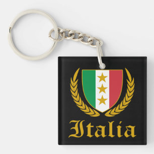 Italia Crest Sleutelhanger