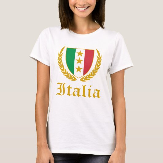 Italia Crest T-shirt (Voorkant)