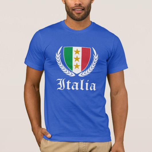 Italia Crest T-shirt (Voorkant)