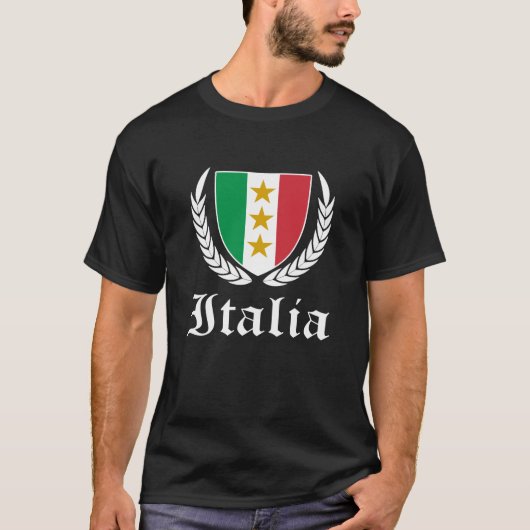 Italia Crest T-shirt (Voorkant)