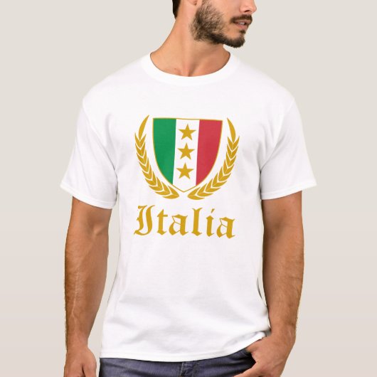 Italia Crest T-shirt (Voorkant)