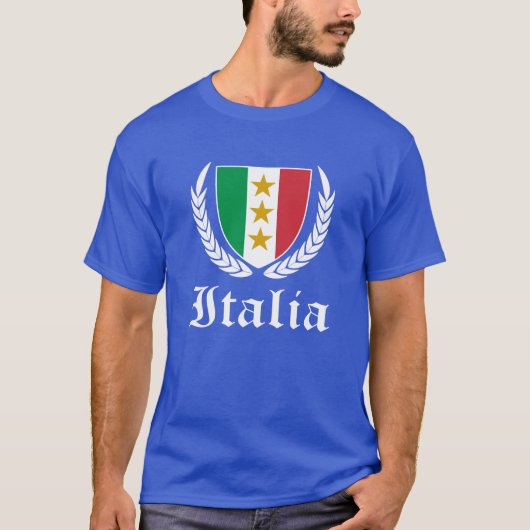 Italia Crest T-shirt (Voorkant)