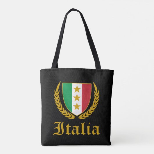 Italia Crest Tote Bag (Achterkant)