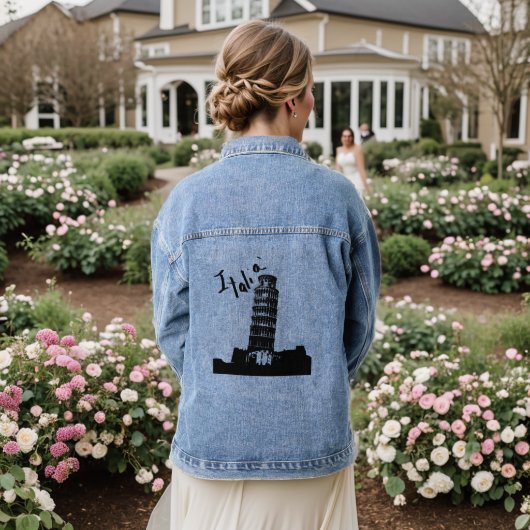 Italia Denim Jacket (Huwelijk Achterkant)