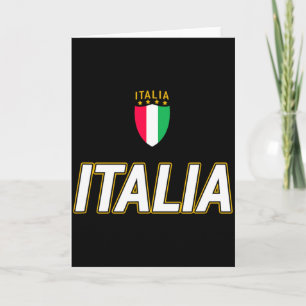 Italia Design Italiaans Voetbalshirt Stijl Italië  Kaart