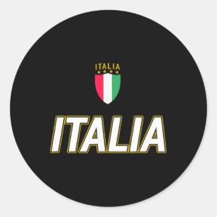 Italia Design, Italiaanse Voetbalstijl, Italië Ronde Sticker