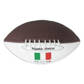Italia e Bandiera Italiana con il Tuo Nome American Football (Voorkant)