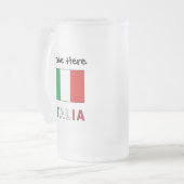 Italia e Bandiera Italiana con il Tuo Nome Matglas Bierpul (Voorkant links)