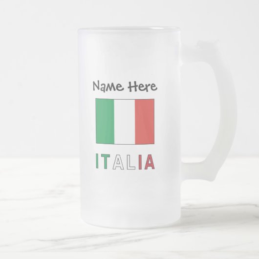 Italia e Bandiera Italiana con il Tuo Nome Matglas Bierpul (Rechts)