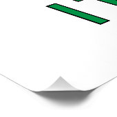 Italia e Bandiera Italiana con il Tuo Nome Perfect Poster (Hoek)