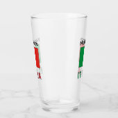 Italia e Bandiera Italiana Personalized Glas (Rechts)