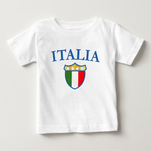 Italia Emblem Shirt 4 Stars (Voorkant)