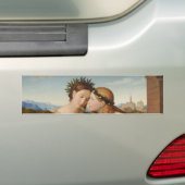 Italia en Germania (Italië en Duitsland als zuster Bumpersticker (Op auto)