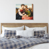 Italia en Germania (Italië en Duitsland als zuster Canvas Afdruk (Insitu (Slaapkamer))