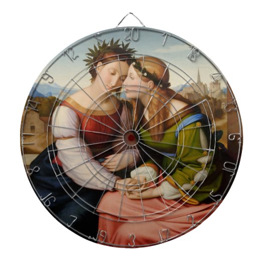 Italia en Germania (Italië en Duitsland als zuster Dartbord (Voorkant)