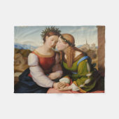 Italia en Germania (Italië en Duitsland als zuster Fleece Deken (Voorkant (Horizontaal))