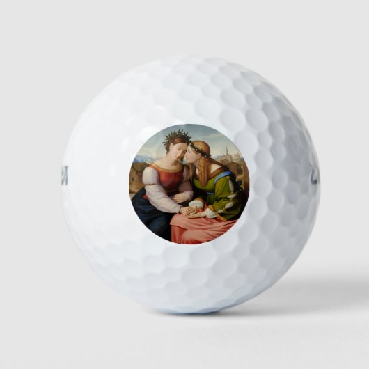 Italia en Germania (Italië en Duitsland als zuster Golfballen (Voorkant)