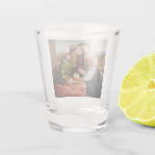 Italia en Germania (Italië en Duitsland als zuster Shot Glas (Achterkant)