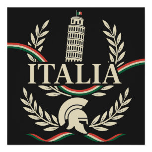 Italia Erfgoed Crest Perfect Poster
