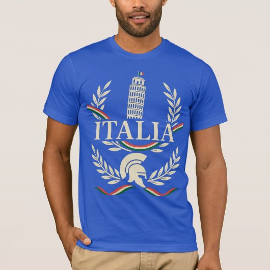 Italia Erfgoed Crest T-shirt (Voorkant)