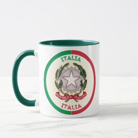 Italia Erfgoed Embleem Mok (Links)
