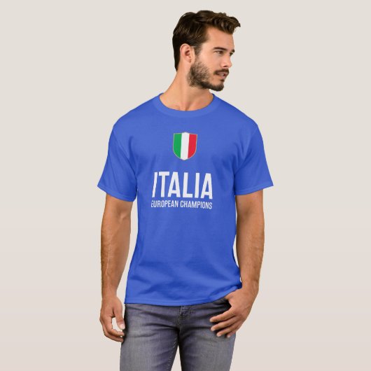 Italia European Champions T-shirt (Voorkant volledig)