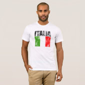 Italia Faded stijl T-Shirt (Voorkant volledig)
