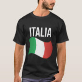 Italia Flag Emblem T-shirt (Voorkant)
