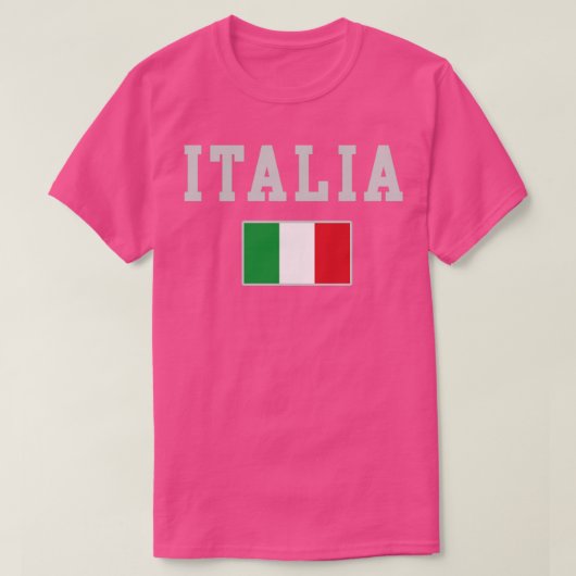 Italia Flag Italiaanse Italië Familieerfgoed T-shirt (Design voorkant)