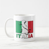 Italia Flag Land Koffiemok (Links)
