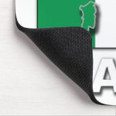 Italia Flag Land Muismat (Hoek)