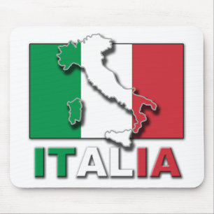 Italia Flag Land Muismat