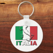 Italia Flag Land Sleutelhanger (Voorkant)