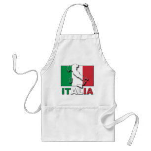 Italia Flag Land Standaard Schort